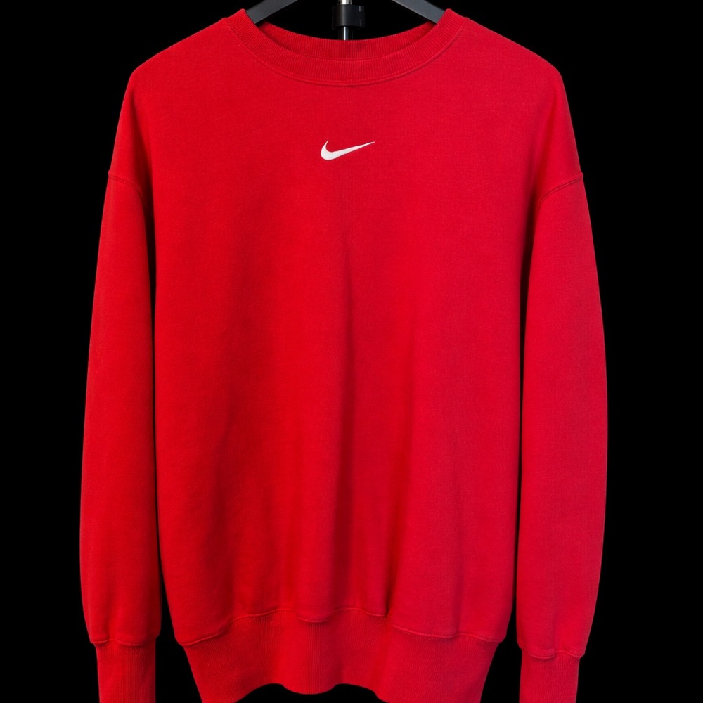 Nike Red Sportswear Pheonix Fleece Sweater